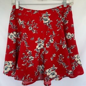 Forever 21 Red Skirt Size Large